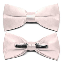 Load image into Gallery viewer, Tea Rose Pink Clip-On Bow Tie