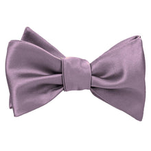 Load image into Gallery viewer, Tied dusty lilac self-tie bow tie
