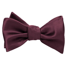 Load image into Gallery viewer, Tied wine self-tie bow tie
