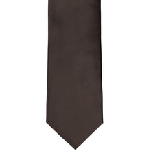 Load image into Gallery viewer, Front view truffle brown tie