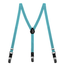 Load image into Gallery viewer, Turquoise Skinny Suspenders
