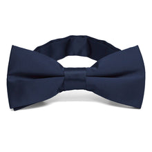Load image into Gallery viewer, Twilight Blue Band Collar Bow Tie