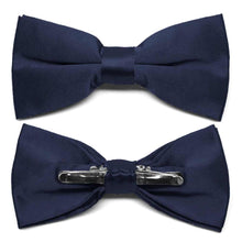 Load image into Gallery viewer, Twilight Blue Clip-On Bow Tie