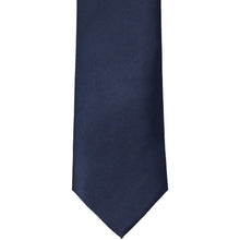 Load image into Gallery viewer, The front of a twilight blue solid tie