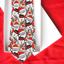 Load image into Gallery viewer, A closeup of a white necktie gift box shown with a tie in it