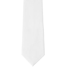 Load image into Gallery viewer, Front view white matte tie