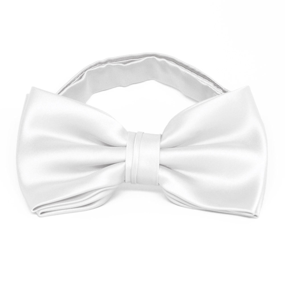 White Premium Bow Tie | Shop at TieMart – TieMart, Inc.
