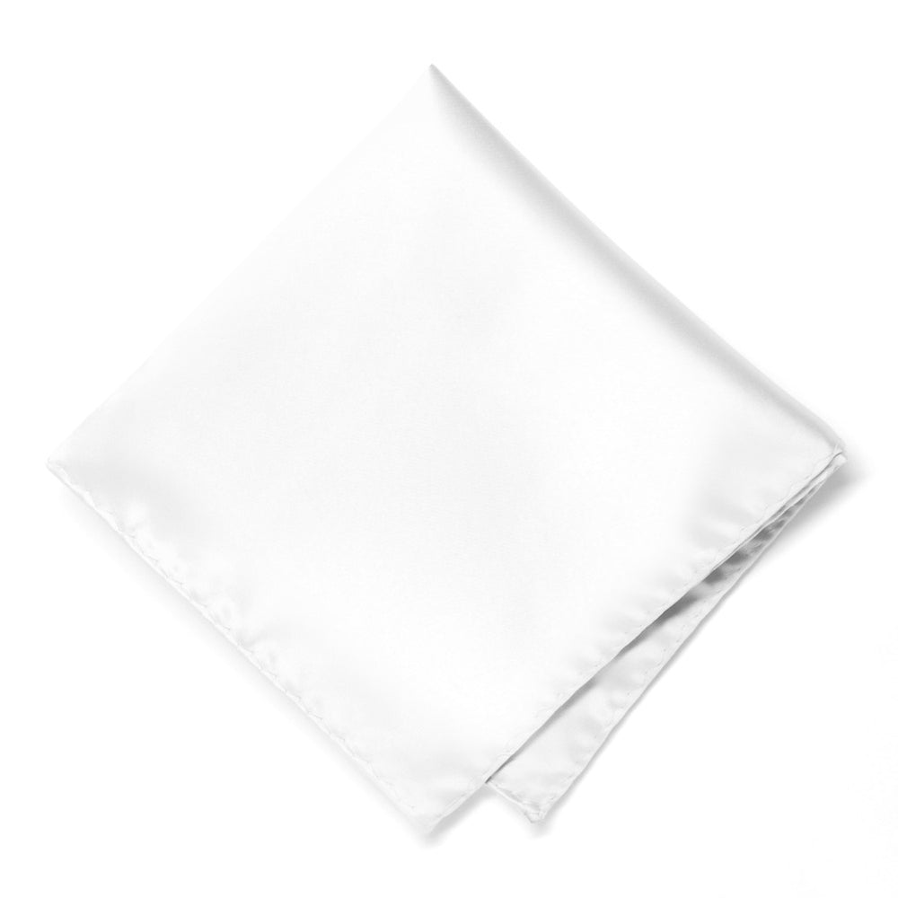 White Premium Pocket Square