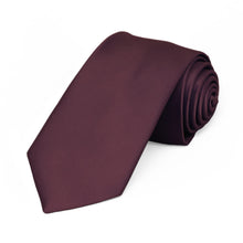 Load image into Gallery viewer, Wine Premium Slim Necktie, 2.5&quot; Width