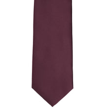 Load image into Gallery viewer, Wine colored tie front view