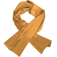 Load image into Gallery viewer, Women&#39;s antique gold scarf, crossed over itself