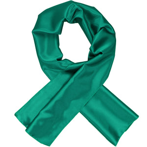 Women's jade scarf, crossed over itself