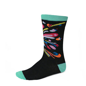 Women's seafoam and black socks