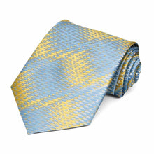 Load image into Gallery viewer, Powder Blue Downey Geometric Necktie