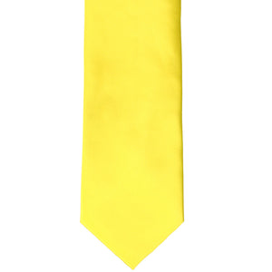 Yellow necktie front view