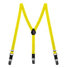 Load image into Gallery viewer, Yellow Skinny Suspenders