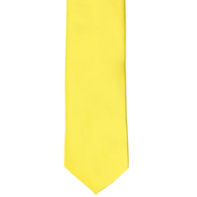 Load image into Gallery viewer, Front view yellow slim tie